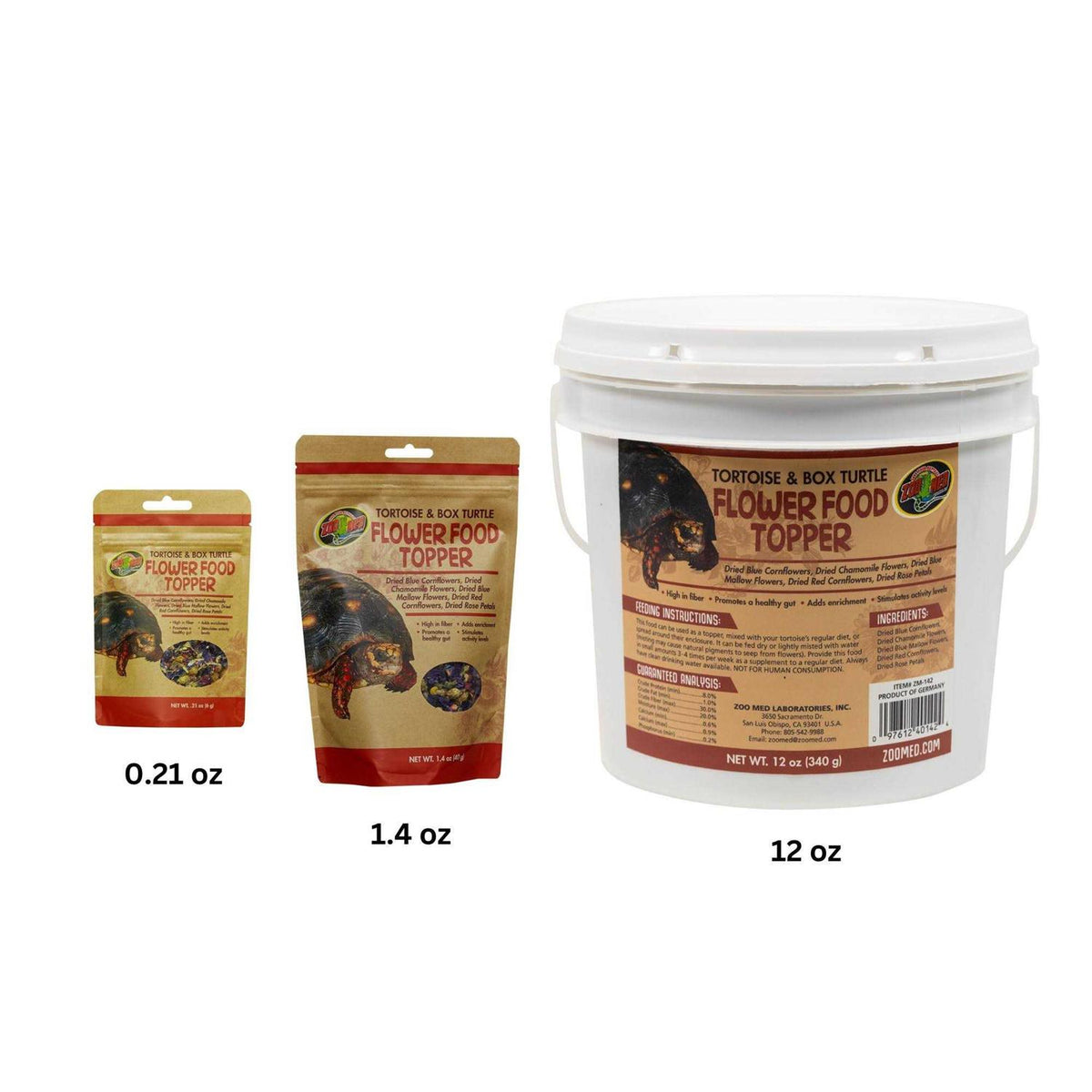 Tortoise & Box Turtle Food Topper J250824