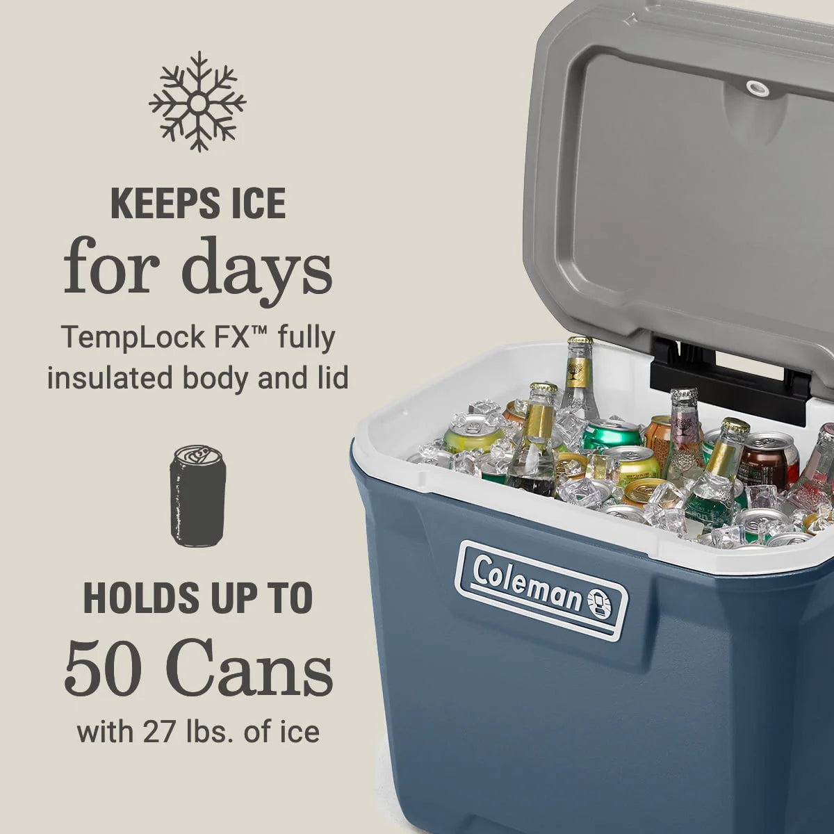 60QT Wheeled Hard Chest Cooler N552188