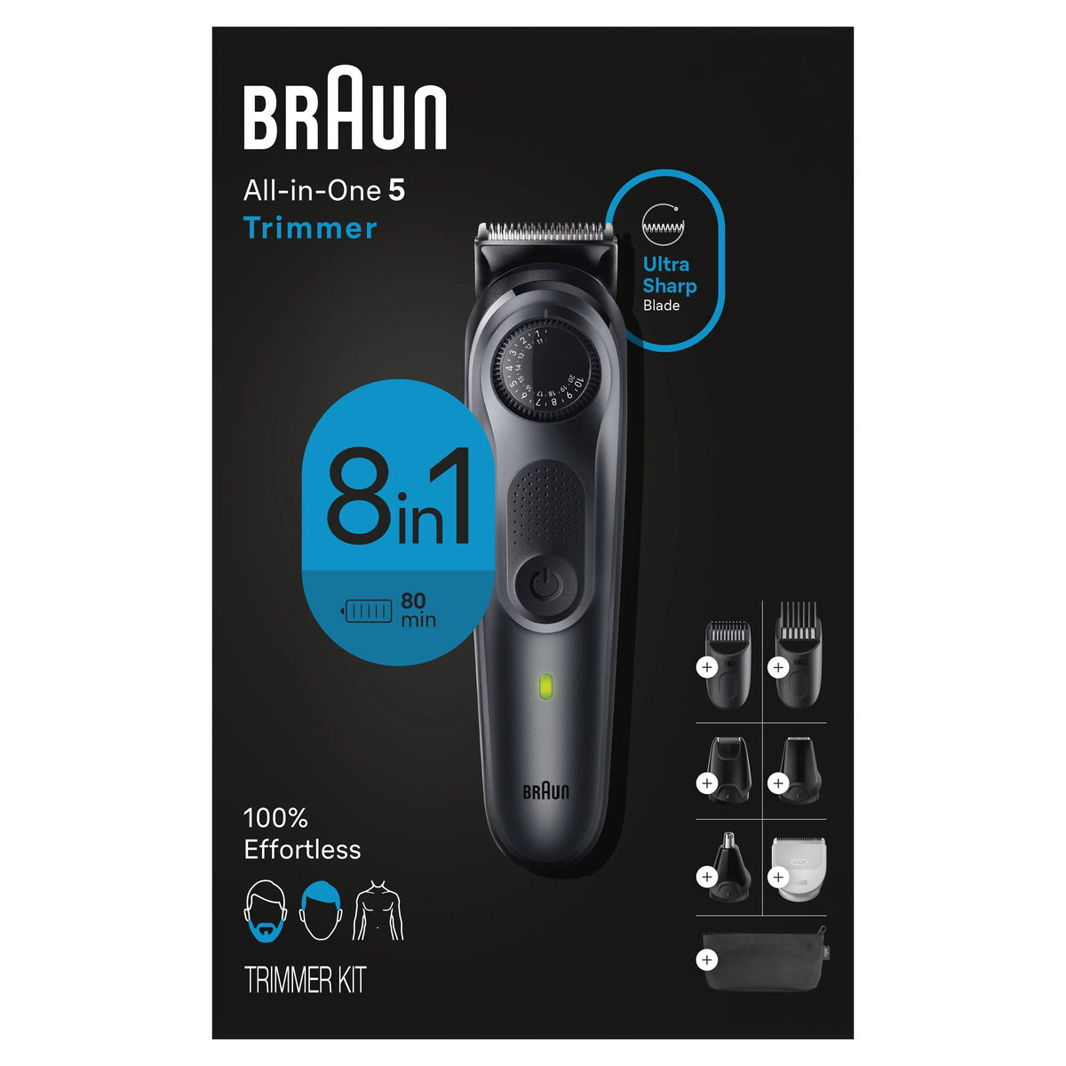 8-in-1 Electric Trimmer Kit D618