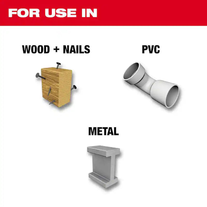 Multi-Material Cutting Reciprocating Saw Blades 5 Pack F49886