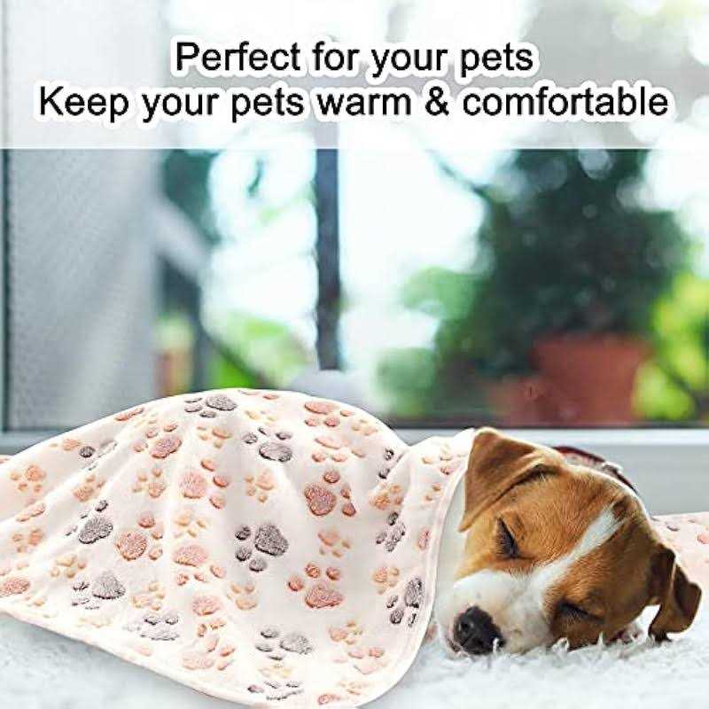3 Pack Soft Warm Fleece Flannel Pet Blanket Y171842