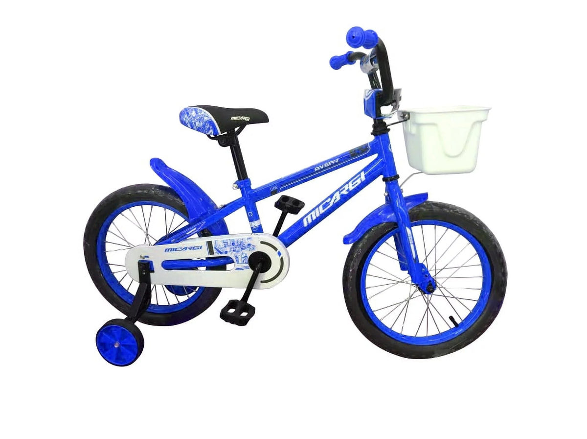 16 BMX Steel Frame Coaster Brake Bicycle with Baskets & Fenders O3940