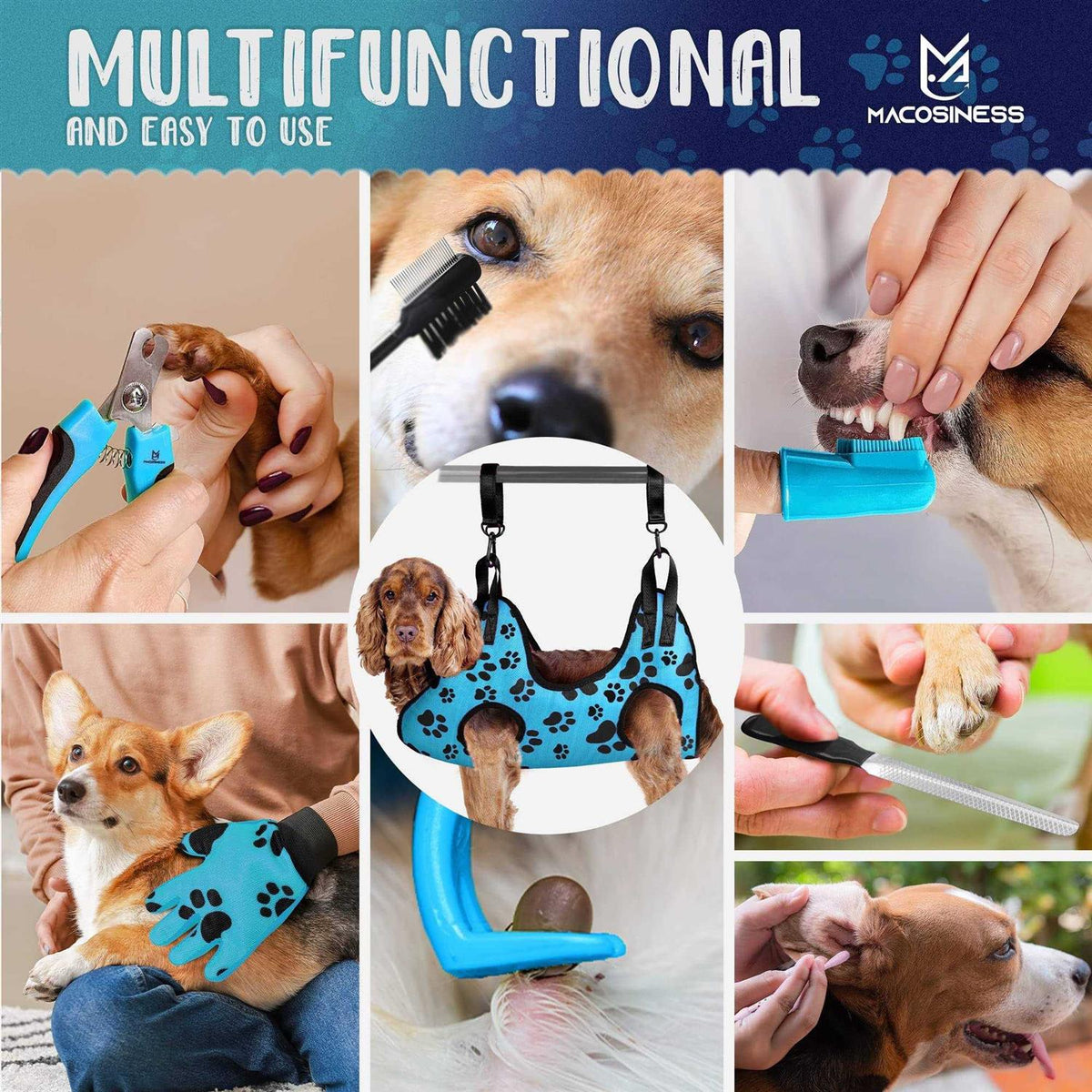 Pet Grooming Hammock Set P255