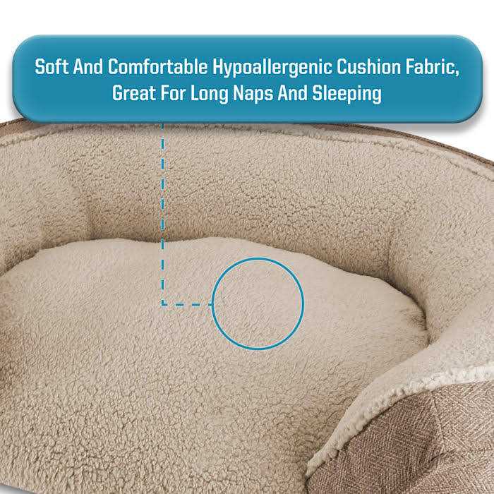 Oval Round Cuddler Pet Dog Bed H780