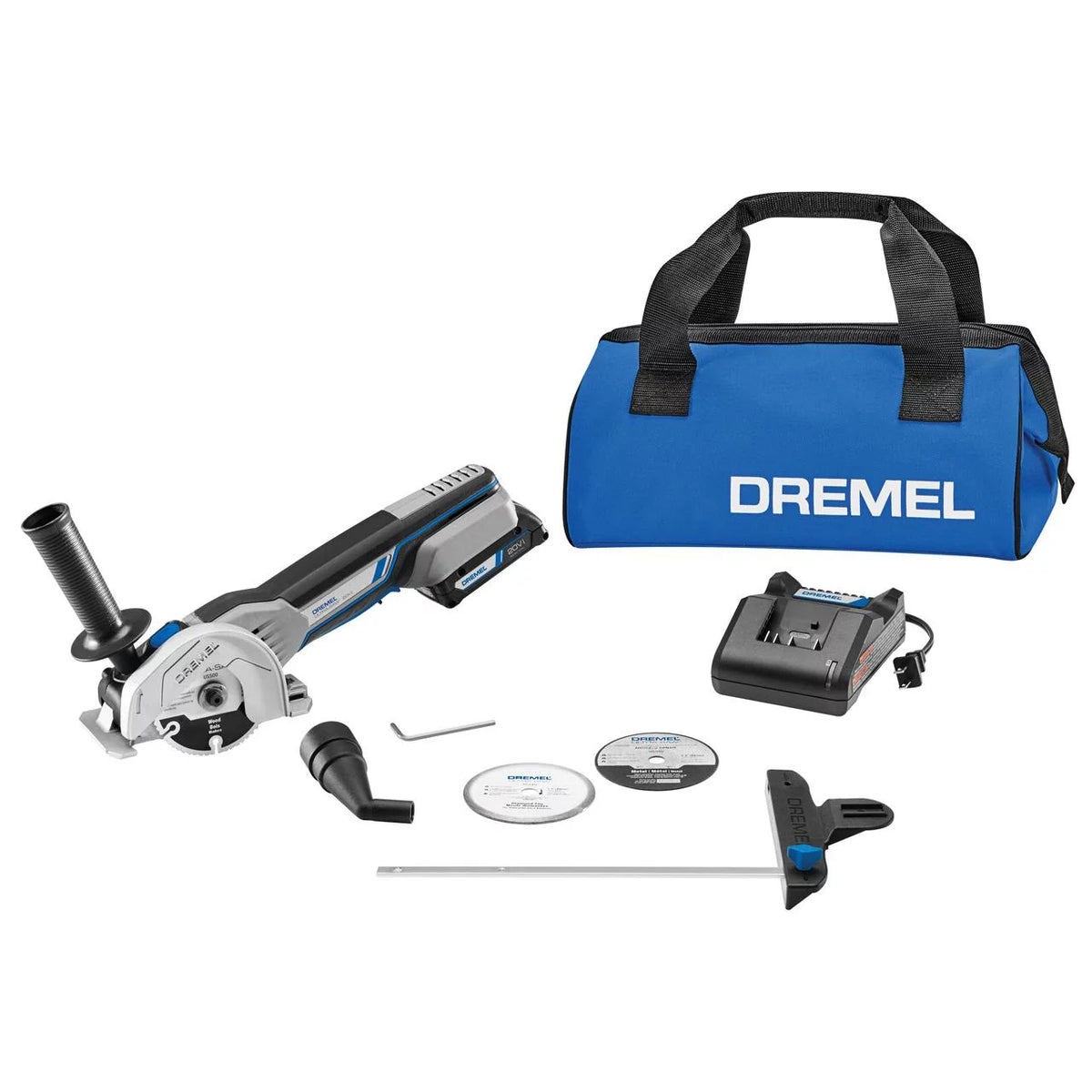20V Max Cordless Ultra-Saw Tool Kit with Cutting Wheels & Storage Bag I822