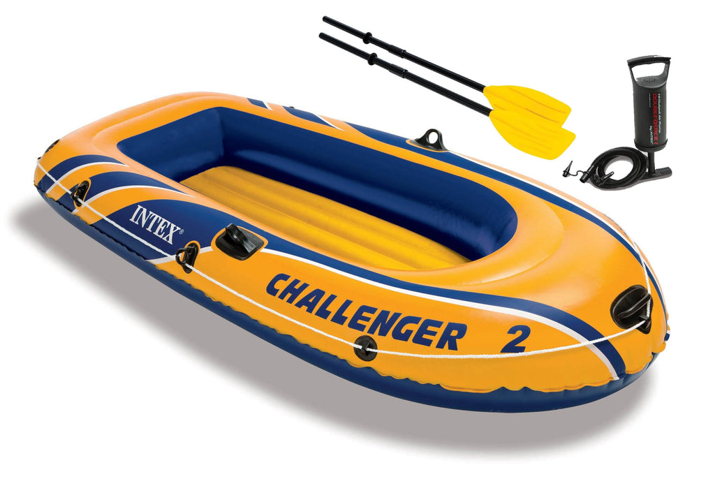 2 Inflatable Boat Set With Pump And Oars W70838