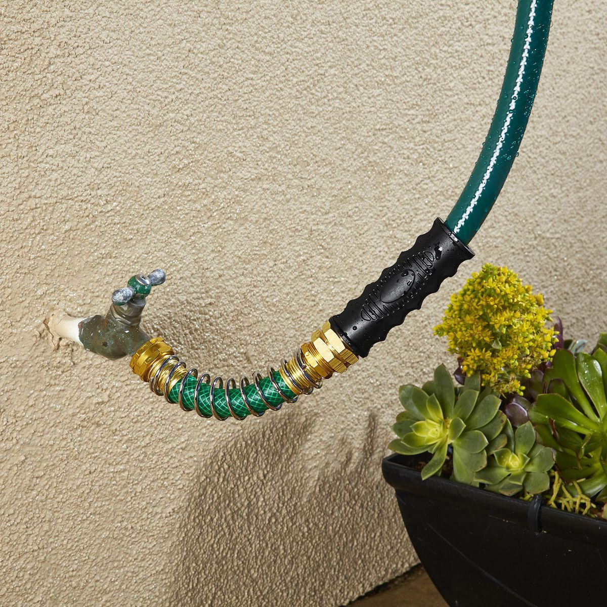 Coiled Spring Faucet Connector and Hose Saver L346