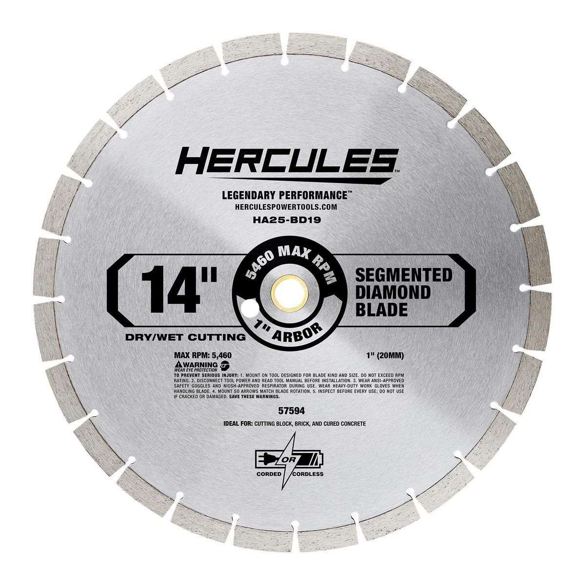 14 in. Segmented Diamond Blade I164512