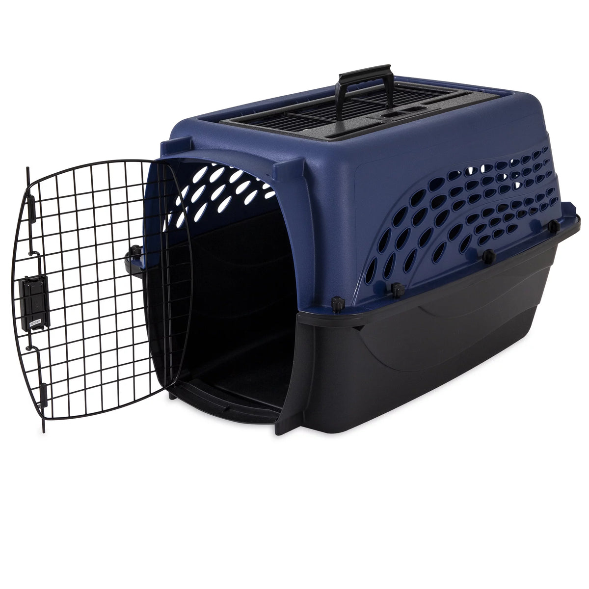 Blue 24 2-Door Plastic Pet Carrier J850096