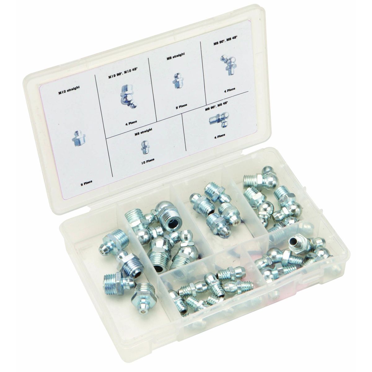 Metric Grease Fitting Assortment, 32 Piece X23675