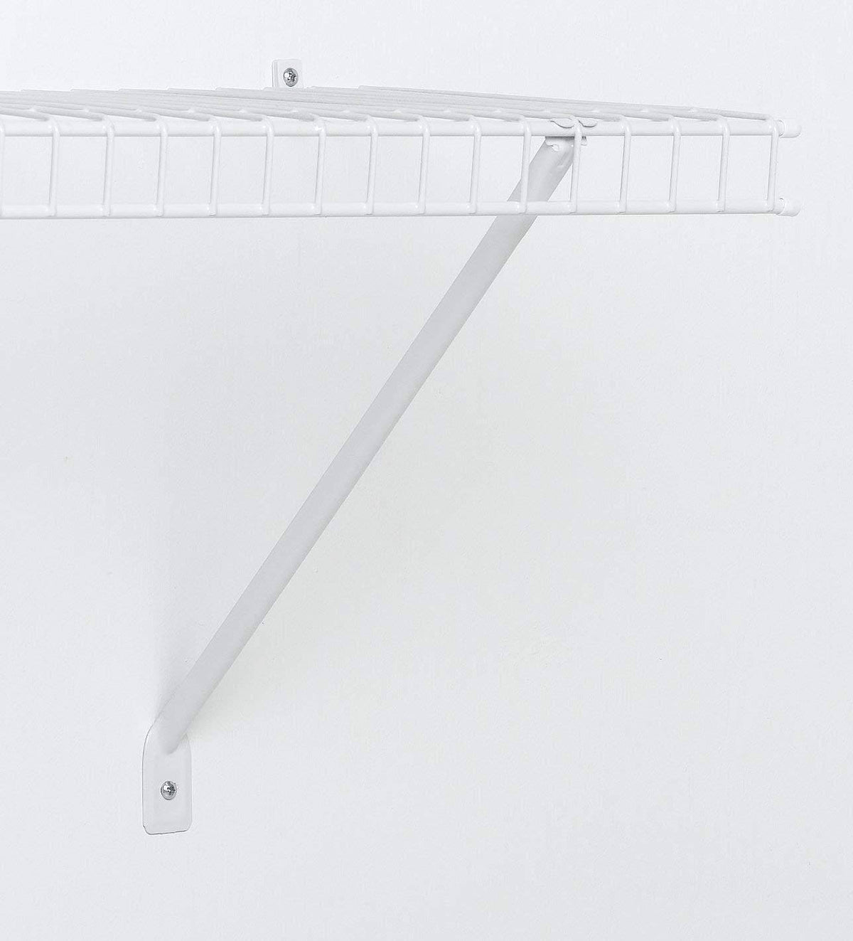 12-Inch Shelf Support Brackets White 12-Pack E73160