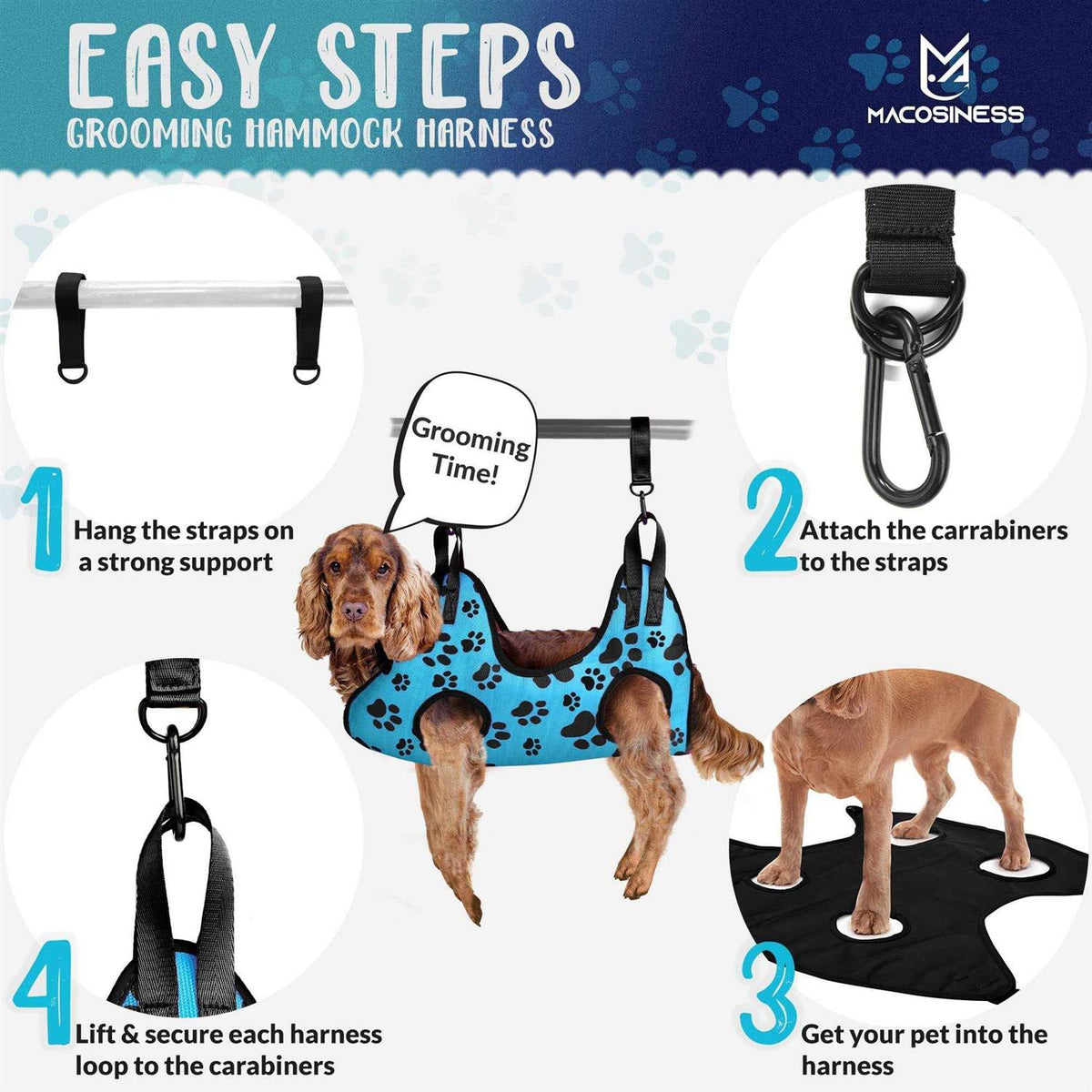 Pet Grooming Hammock Set P255