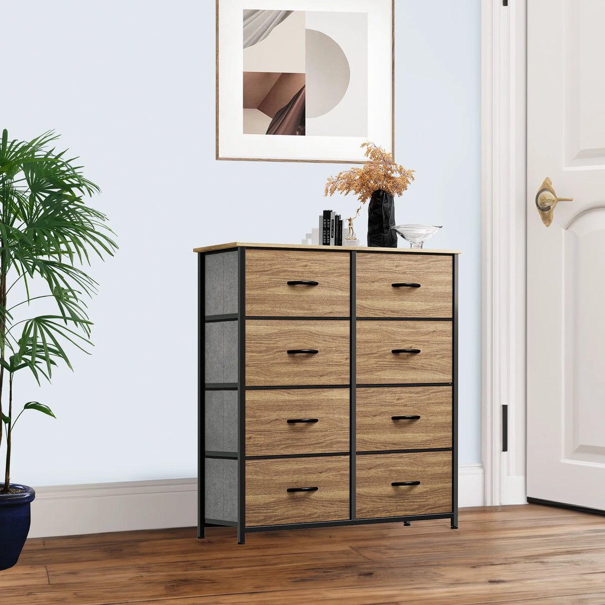 8 Drawer Fabric Storage Dresser A5561