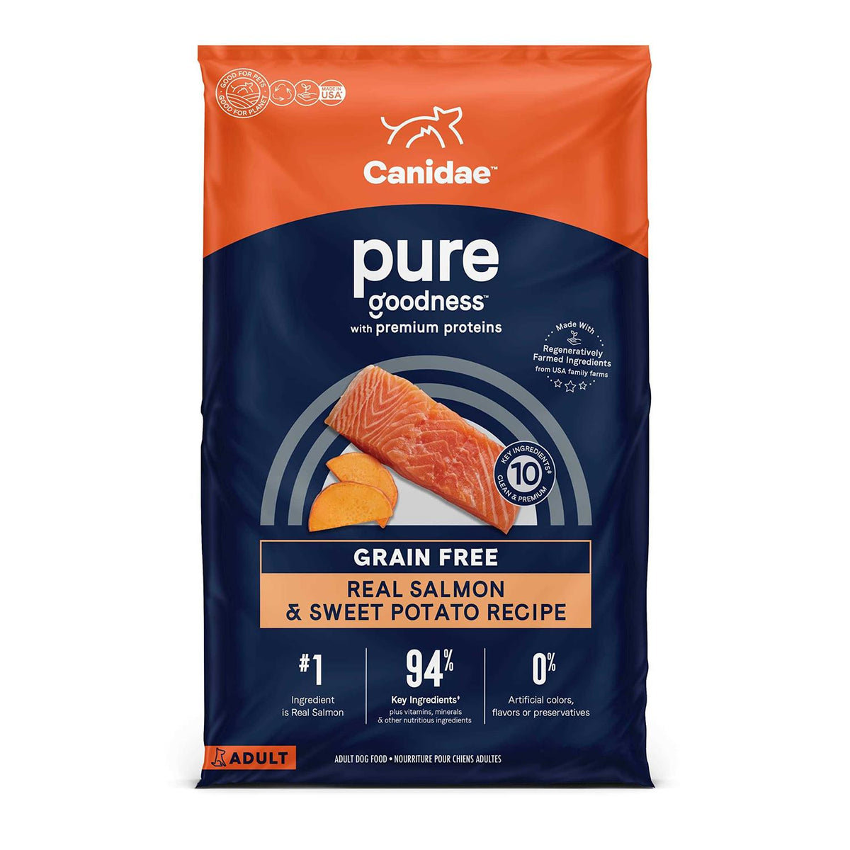 Grain Free Salmon & Sweet Potato Dry Dog Food L40756