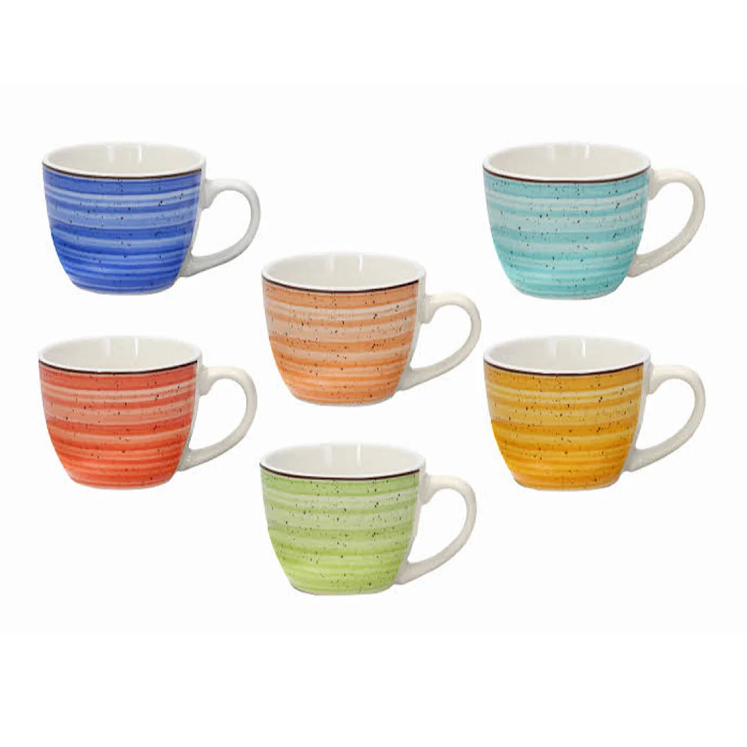 Coffee Cup 80cc 6pcs X444