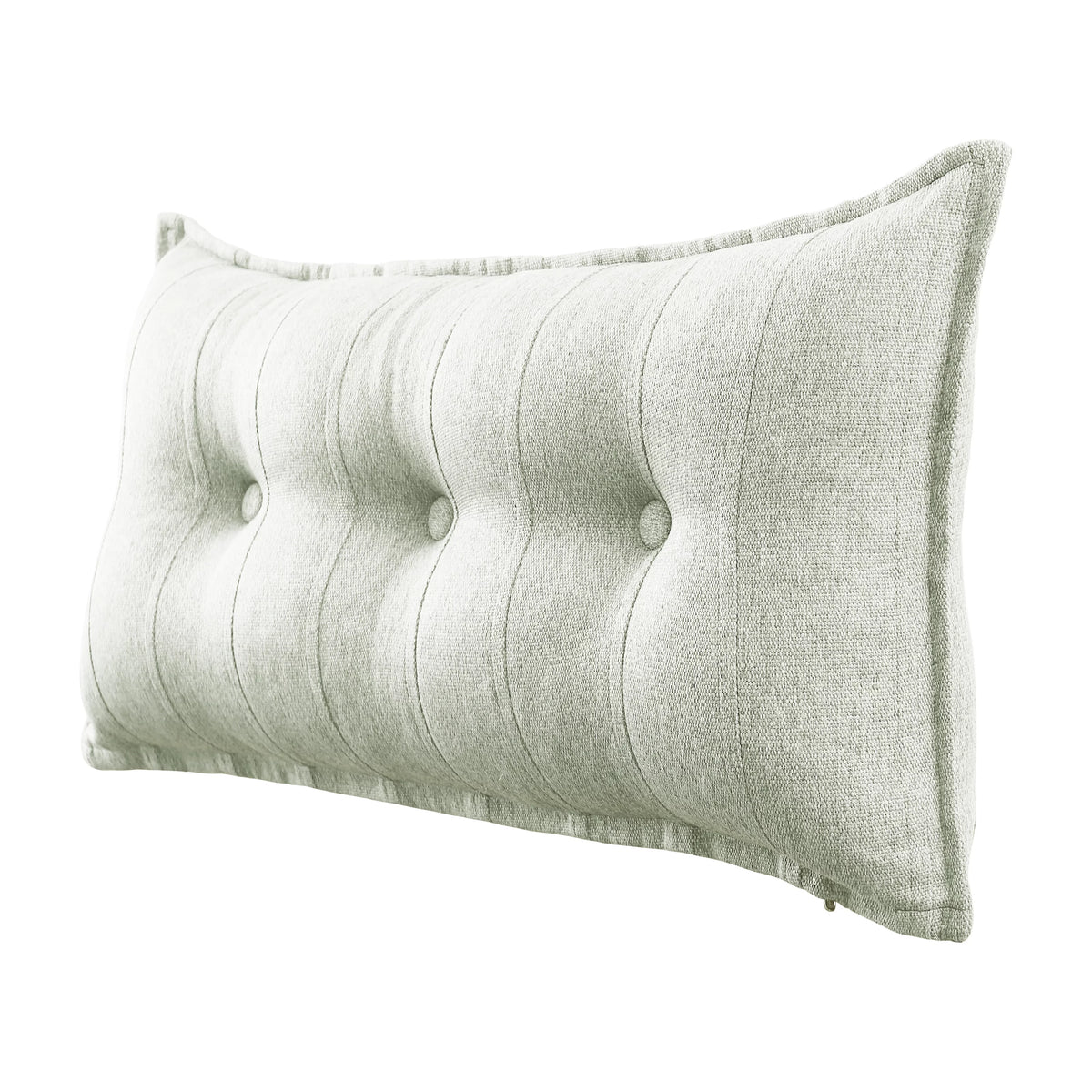 Twin Linen Backrest Lumbar Support Pillow 39x20 Inches J8929