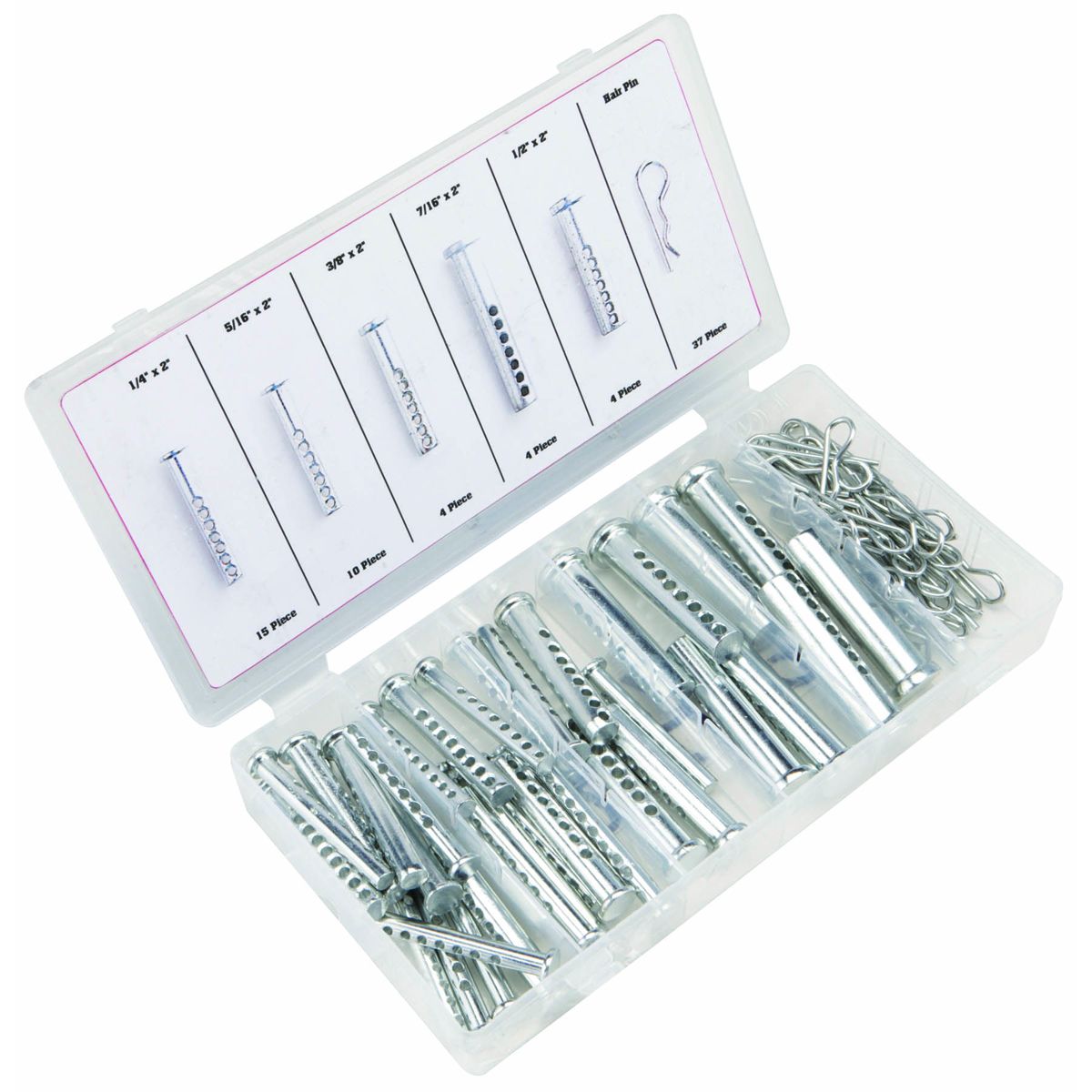 74 Piece Clevis Pin Assortment H7889