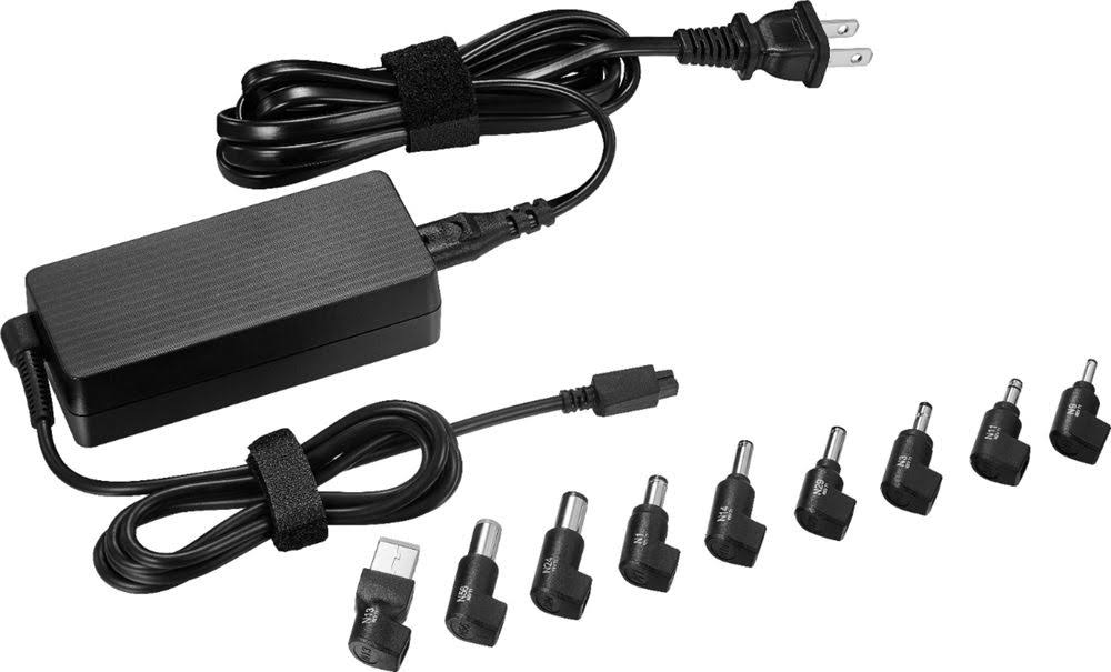 Black Universal 65W Laptop Charger P84065