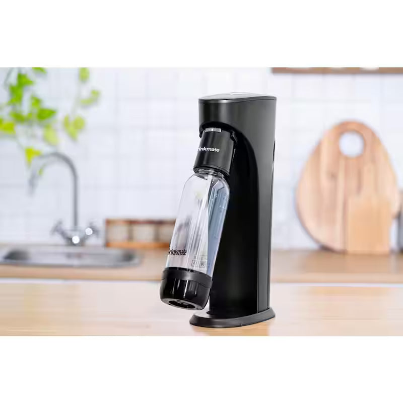 Matte Black Sparkling Water and Soda Maker Machine U2206