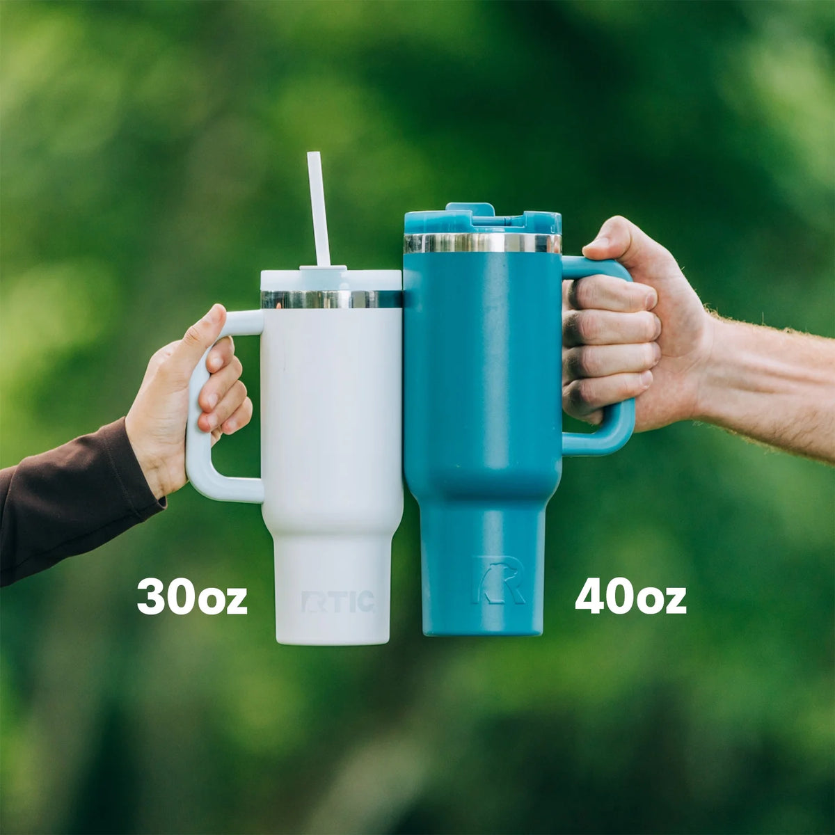 30 oz Ceramic Lined Tumbler with Straw Lid I7931